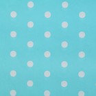 Бумага упаковочная глянцевая "Горох голубой", 0,7 х 1 м, 110 г/м2 - Фото 2