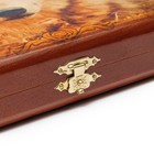 Нарды деревянные, настольная игра "Таежный волк", 40 х 40 см, с шашками - Фото 6