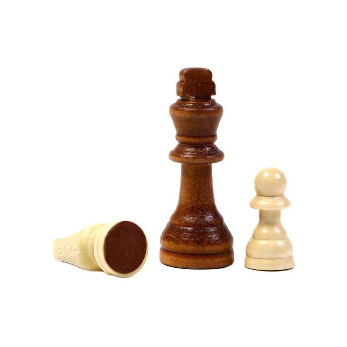 Шахматы деревянные 50х50 см "Галант", король h-9 см, пешка h-4.5 см - фото 1887800584