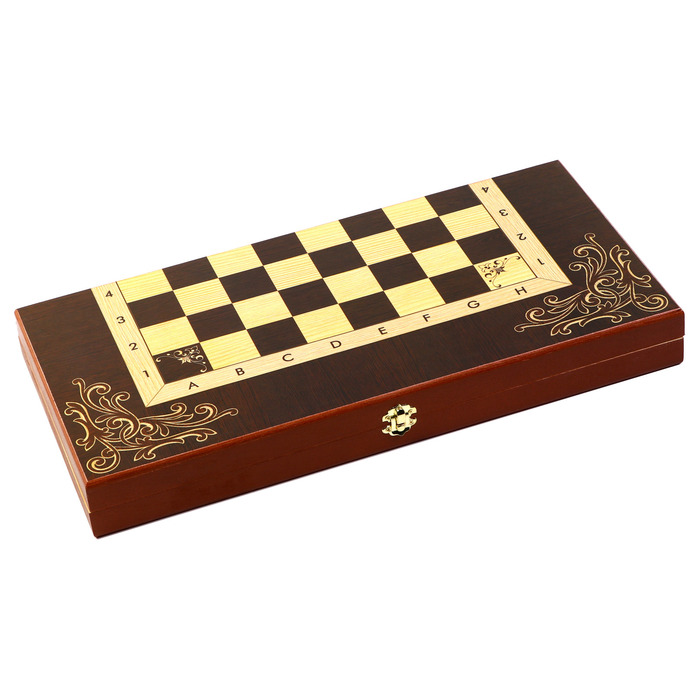 Шахматы деревянные 50х50 см "Галант", король h-9 см, пешка h-4.5 см - фото 1887800588
