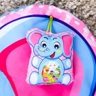 Развивающий коврик детский «Слоник», 2 игрушки - Фото 5