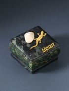 Шкатулка для украшений «Урал», змеевик, с декоративным камнем, 6.5×6.5×5.5 см - Фото 1