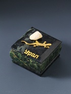 Шкатулка для украшений «Урал», змеевик, с декоративным камнем, 6.5×6.5×5.5 см - Фото 2