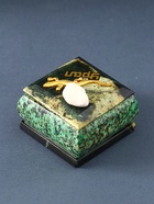 Шкатулка для украшений «Урал», змеевик, с декоративным камнем, 6.5×6.5×5.5 см - Фото 3