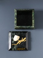 Шкатулка для украшений «Урал», змеевик, с декоративным камнем, 6.5×6.5×5.5 см - Фото 5