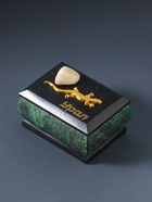 Шкатулка для украшений «Урал» прямоугольная, змеевик, с декоративным камнем, 7.5×5.5×5.5 см - Фото 2