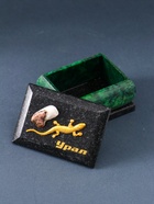 Шкатулка для украшений «Урал» прямоугольная, змеевик, с декоративным камнем, 7.5×5.5×5.5 см - Фото 3