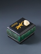 Шкатулка для украшений «Урал» прямоугольная, змеевик, с декоративным камнем, 7.5×5.5×5.5 см - Фото 3