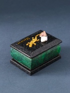 Шкатулка для украшений «Урал» прямоугольная, змеевик, с декоративным камнем, 7.5×5.5×5.5 см - Фото 4