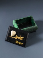 Шкатулка для украшений «Урал» прямоугольная, змеевик, с декоративным камнем, 7.5×5.5×5.5 см - Фото 4