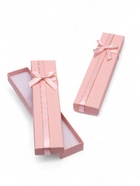 Коробочка подарочная под браслет, цепочку, часы, 21×4 см, (полезная часть 20.2×3.7 см), розовая, перламутровая - Фото 5