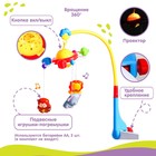 Мобиль музыкальный на кроватку «Джунгли», с ночником - Фото 2