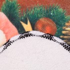 Полотенце микрофибра "Доляна" Новогодний поросенок, 20х20 см, 400 гр/м2 - Фото 2