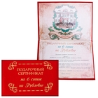 Сертификат 6 соток, 21*29,7 см, бумага - Фото 1