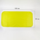 Наматрасник из клеёнки с ПВХ-покрытием, 60х120 см, в кроватку, цвета МИКС - Фото 6
