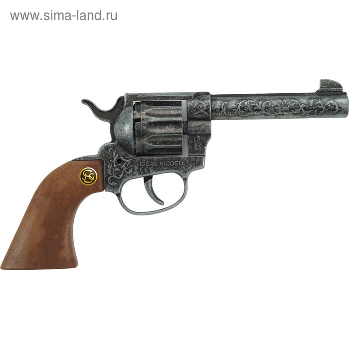 Пистолет «Magnum antique», 12-зарядный, 22 см, упаковка-тестер - Фото 1