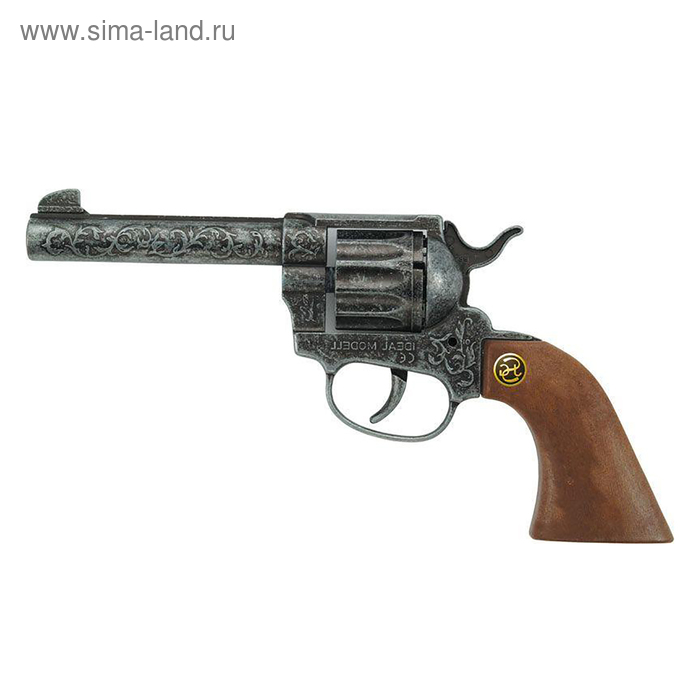 Пистолет «Magnum antique», 12-зарядный, 22 см, упаковка-короб - Фото 1