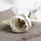 Искусственный цветок "Тюльпан" белый 28 см - Фото 2