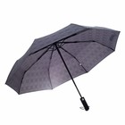 Зонт автоматический "Сетка", R=50см, цвет тёмно-серый - Фото 2