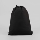 Сумка-мешок для обуви "Бабочка", наружный карман на молнии, принт чёрный/цветной - Фото 3