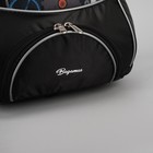 Рюкзак школьный, 2 отдела на молниях, наружный карман, отдел для обуви, цвет чёрный/разноцветный - Фото 5