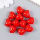 Набор бусин для творчества пластик "Алые сердца" 16 гр 1,5х1,5 см - Фото 2