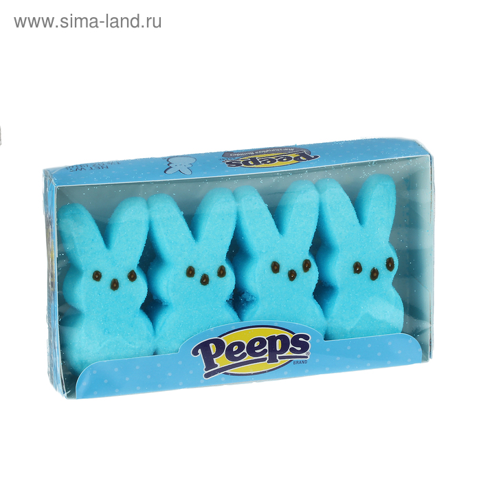 Зефир Peeps Marshmallow Bunnies (синие зайцы) 31г - Фото 1