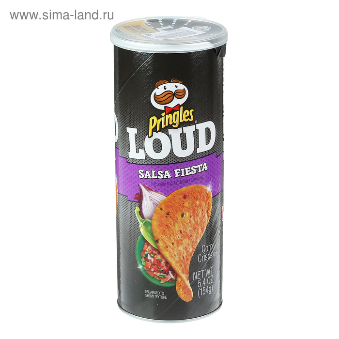 Чипсы Pringles Loud Salsa Fiesta, 154 г - Фото 1