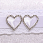 Семейный банк "Два сердца", открывающийся, белый - фото 24531888