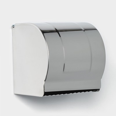 Держатель для туалетной бумаги, без втулки 12×12,5×12 см, цвет хром зеркальный