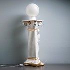Лампа интерьерная "Девушка у колонны" шар, белое золото 90см - Фото 4