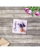 Мини‒открытка «Поздравляю», счастье, 7×7 см - фото 67923436