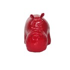 Мягкая игрушка-пуфик "Бегемот CAIMAN", цвет красный - Фото 2
