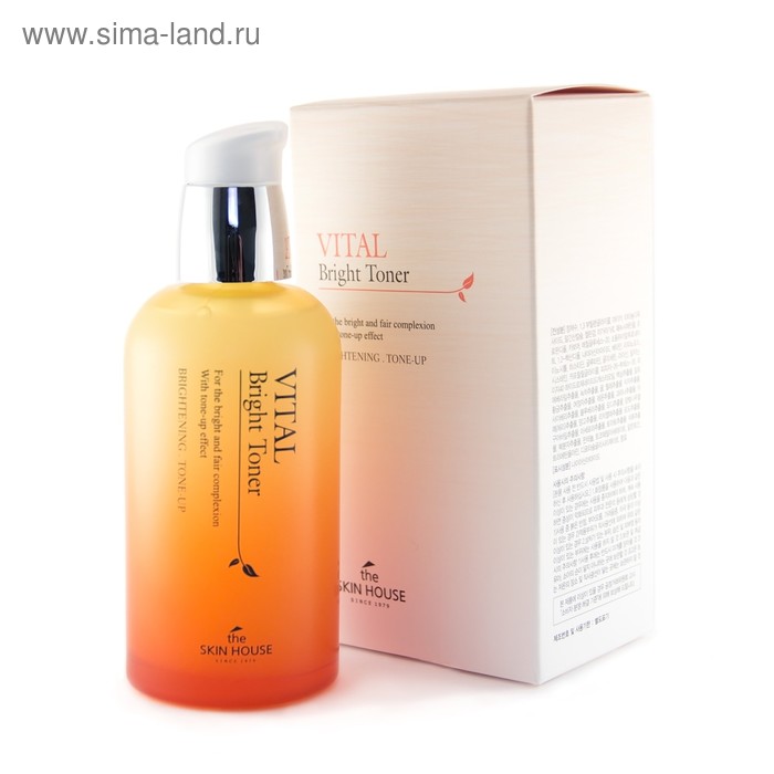 Витаминизированный осветляющий тоник Vital Bright The Skin House, 130 мл