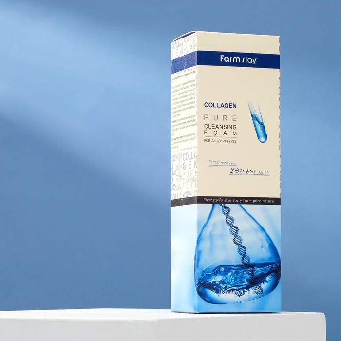 Пенка очищающая FarmStay, с коллагеном, 180 мл 16905