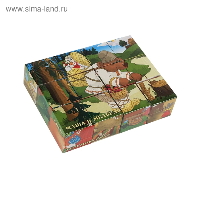 Кубики "Сказка" выпуск №1, 12 штук - Фото 1