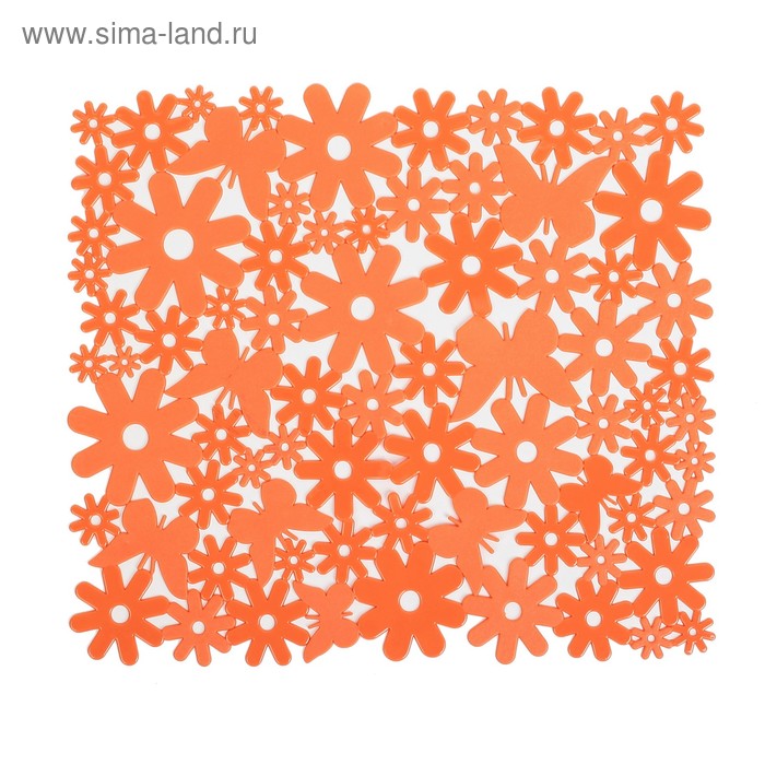 Решётка в раковину «Полянка», 26,5×29,5 см, цвет МИКС - Фото 1