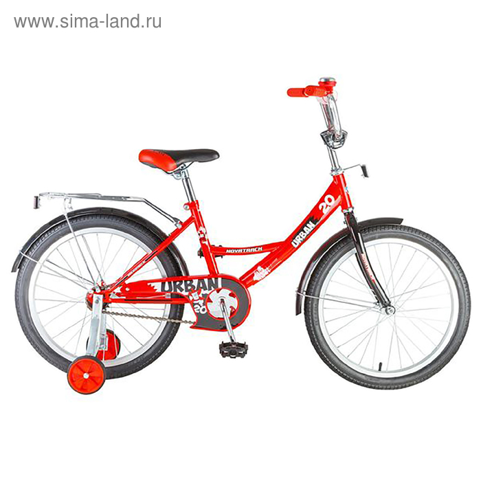 Велосипед 20" Novatrack Urban, цвет красный - Фото 1