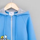 Спортивный костюм для мальчика MINAKU "Космос", рост 110-116 см, цвет серый/голубой - Фото 6