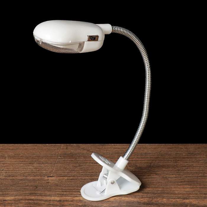 Лампа на прищепке "Лучик" 2хLED 23х2,7х5,8 см - Фото 1