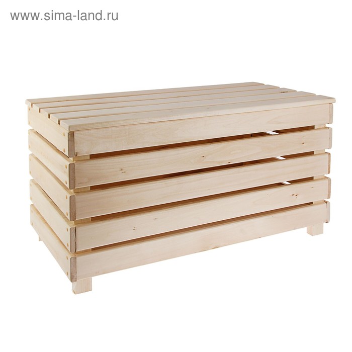 Скамья с ящиком 120х40х60см - Фото 1