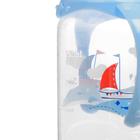 Бутылочка для кормления «Морское приключение», классическое горло, с ручками, 150 мл., от 0 мес., цвет голубой - Фото 6