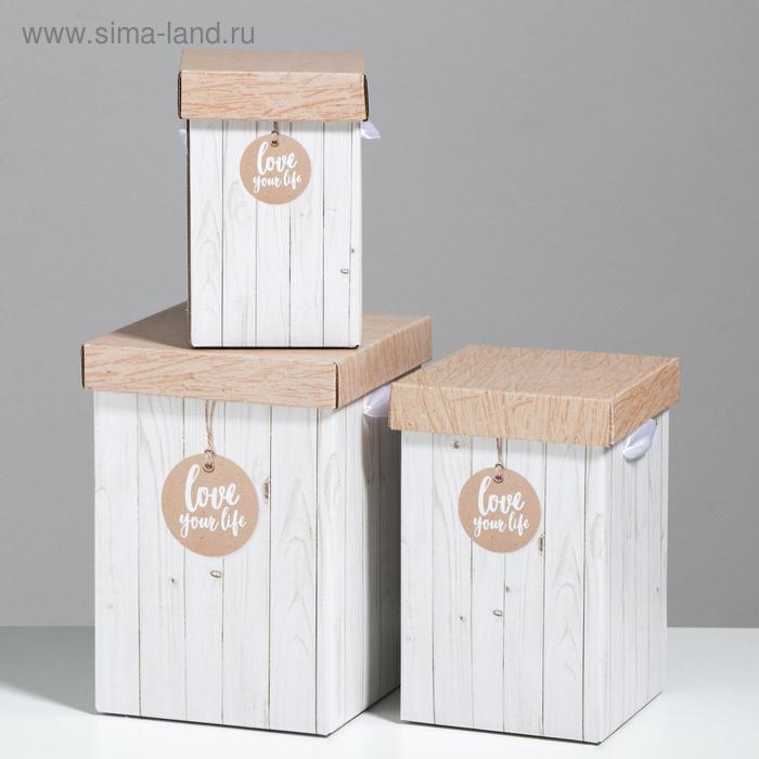 Набор коробок 3 в 1 «Доски», 10 х 18 см, 14 х 23 см, 17 х 25 см