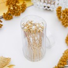 Шпилька для волос «Стрекоза», с жемчужиной, 6.5 см - Фото 2