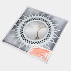 Зеркало настенное «Солнце», d зеркальной поверхности 10,5 см, цвет белый - Фото 4