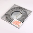 Зеркало настенное «Лучи», d зеркальной поверхности 12 см, цвет «состаренное серебро» - Фото 4