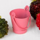 Миниатюра «Ведро малое», размер: 2,5×2,5×2,5 см, цвет розовый - Фото 2