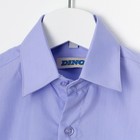 Сорочка для мальчика, размер 30, рост122-128 см, цвет сирень CVC8 - Фото 2