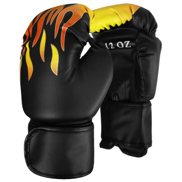 Перчатки боксёрские, цвета микс, размер 12 oz - Фото 1