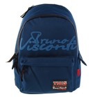 Рюкзак молодёжный Bruno Visconti 40 х 30 х 17 см, Classic, синий - Фото 1